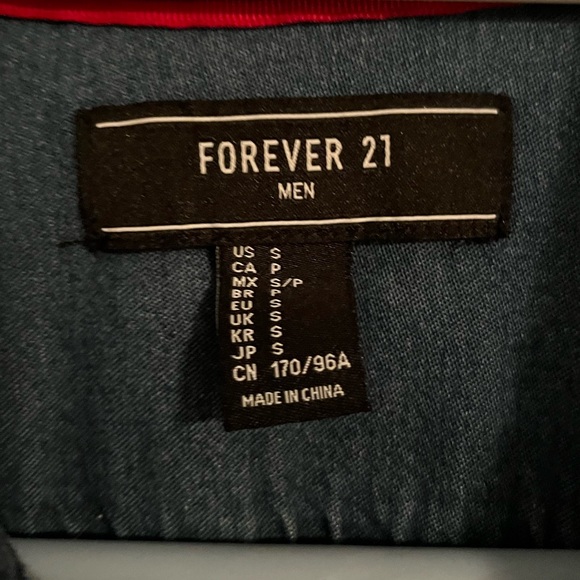 Forever 21 Denim Button Down Shirt - Picture 3 of 3